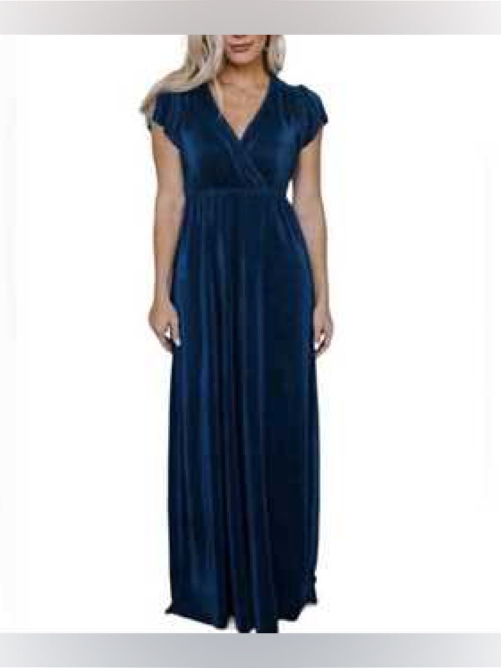 Baltic Born - Athena Plisse Pleated Dark Teal Green Maxi Dress - L